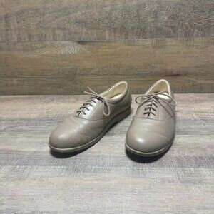 SAS Whisper Tripad Beige Leather Comfort Shoes Women's Size 10.5